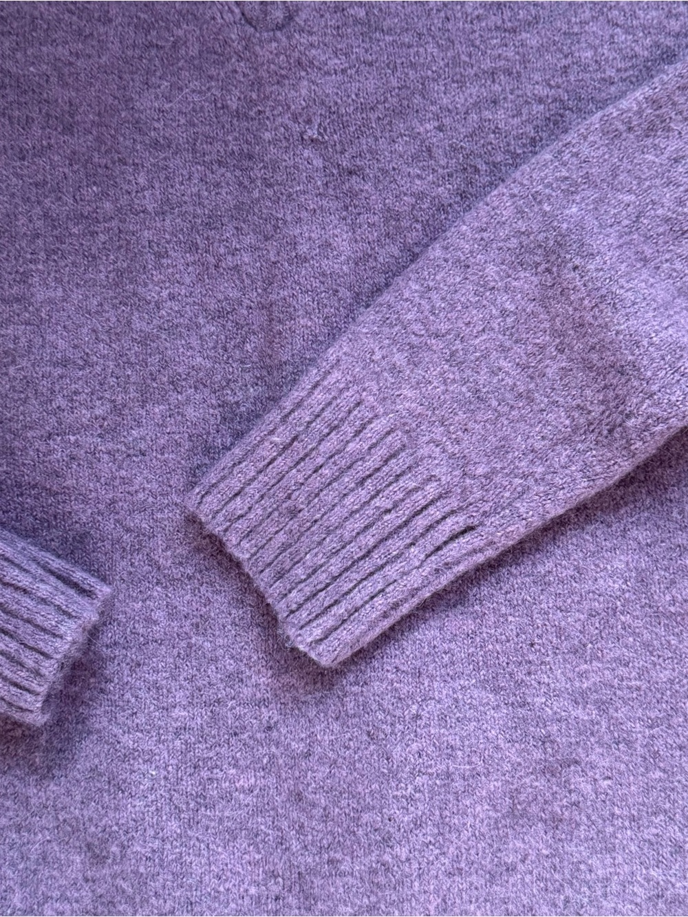 Madewell Ribbed Mock-Neck Sweater in Mauve - Picture 2 of 4